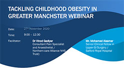 Tackling Childhood Obesity in Greater Manchster Webinar
